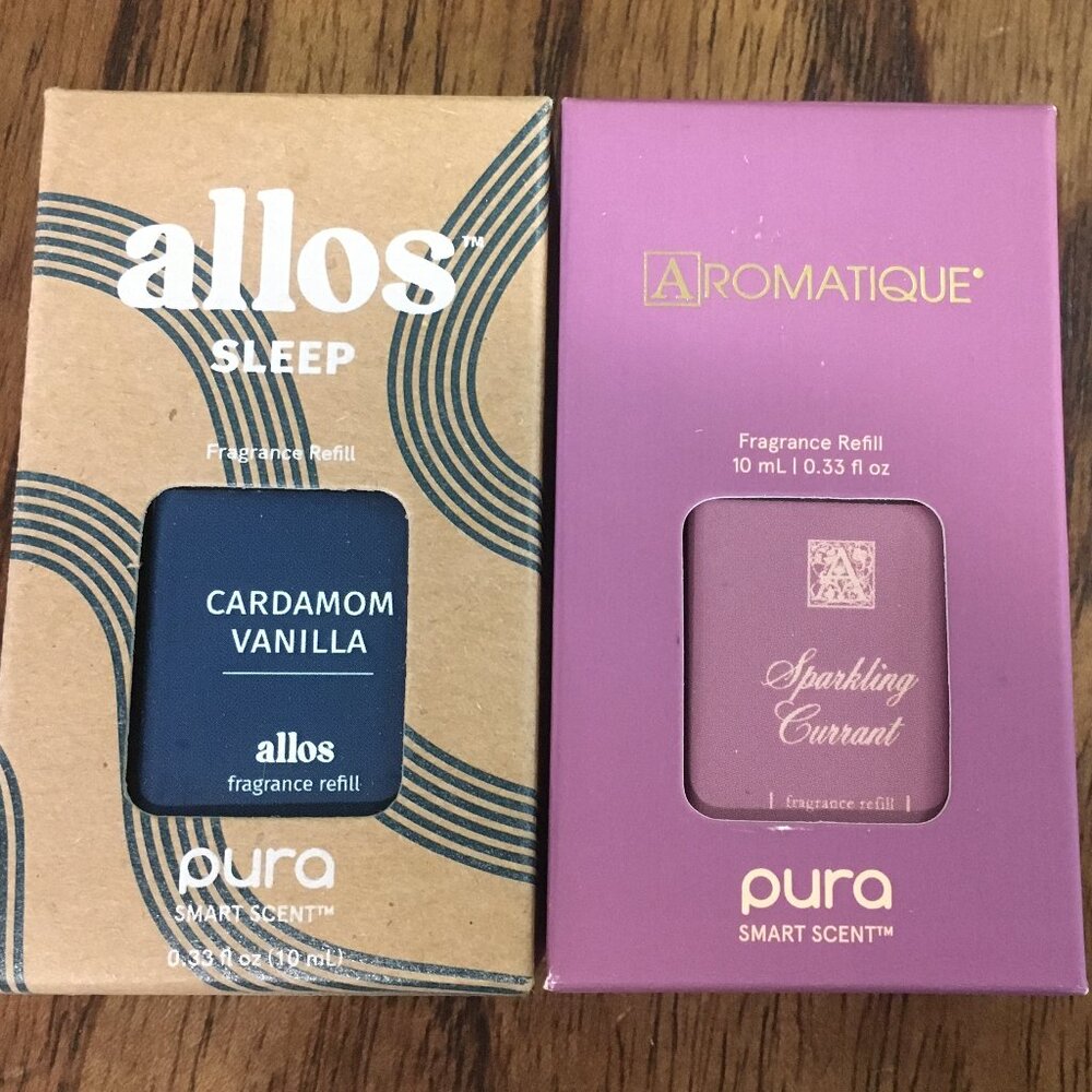 x2 NEW Pura Refills - Cardamom Vanilla + Sparkling Currant - for Diffuser
